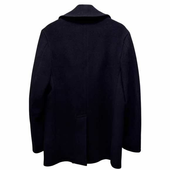 Vintage Wool Genuine US Navy Pea Coat Black 36 - Picture 2 of 5